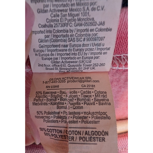 VTG Red Tie Dye Menorah Graphic Hannukah Holiday Judaica Sweatshirt Unisex Large - Picture 5 of 6